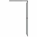 vidaXL Sprchová zástena 80 x 195 cm tmavé tvrdené sklo