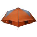 vidaXL Teepee stan pre 10 osôb 10 osoba Šedá a oranžová