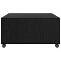 vidaXL Konferenčný stolík Čierny dub 75 x 75 x 38 cm Kompozitné drevo