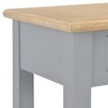 vidaXL Konzolový stolík sivý 110x35x80 cm drevo