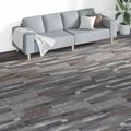 vidaXL Podlahové dosky Biely 5,26 m² 18 ks PVC