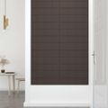 vidaXL Nástenné panely 12 ks sivohnedé 60x30 cm látka 2,16 m²