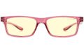 GUNNAR kancelářske/herní brýle  CRUZ KIDS LARGE (8-12) PINK jantarová skla BLF 65 NATURAL focus Brýle, kancelárské, herní, ružové obroucky, jantarová skla, pro deti 8–12 let