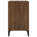 vidaXL Botník hnedý dub 102x36x60 cm spracované drevo