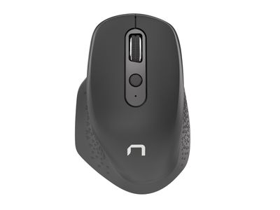 Natec optická myš FALCON/Kancelárska/Optická/Pre pravákov/3 200 DPI/Bezdrôtové Bluetooth/Čierna