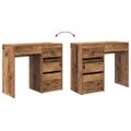 vidaXL Stôl Staré drevo Kompozitné drevo 90 x 37,5 x 75 cm