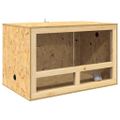 vidaXL Terárium Hnedá 80 x 50 x 50 cm OSB