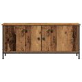 vidaXL TV skrinka 100 x 35 x 45 cm Staré drevo Kompozitné drevo