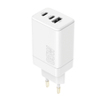 Nabíjačka Maxlife MXTC-08-65ACC PD QC 2x USB-C 1x USB 65W biela