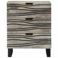 vidaXL Nočný stolík Biela 50 x 33 x 62 cm Kompozitné drevo