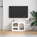 vidaXL TV skrinka ELST 60 x 35 x 40 cm Vysoký lesk bielej