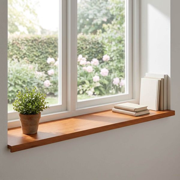 vidaXL Parapety 2 ks Hnedá 110 x 40 x 2 cm Masívne dubové drevo