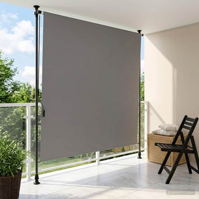 vidaXL Vonkajšia roleta Svetlosivá 120 x 270 cm