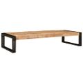 vidaXL Kúpeľňová polica Hnedá 120 x 50 x 23 cm Pevné drsné mango drevo