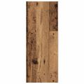 vidaXL Knižnica staré drevo 40x24x176 cm kompozitné drevo