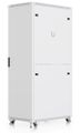Ubiquiti UniFi 42U Rack Cabinet 1000 Glass - Stojanový rozvaděč, výška 42U, ventilátory, prosklené dveře Serverový rack, 42U, 4-post, sklenené dvere, 800 kg nosnost, ventilátory, uzamykatelný, bílý