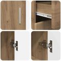 vidaXL Servírovacia skriňa FLORIN 88,5 x 30,5 x 73 cm Remeselný dub