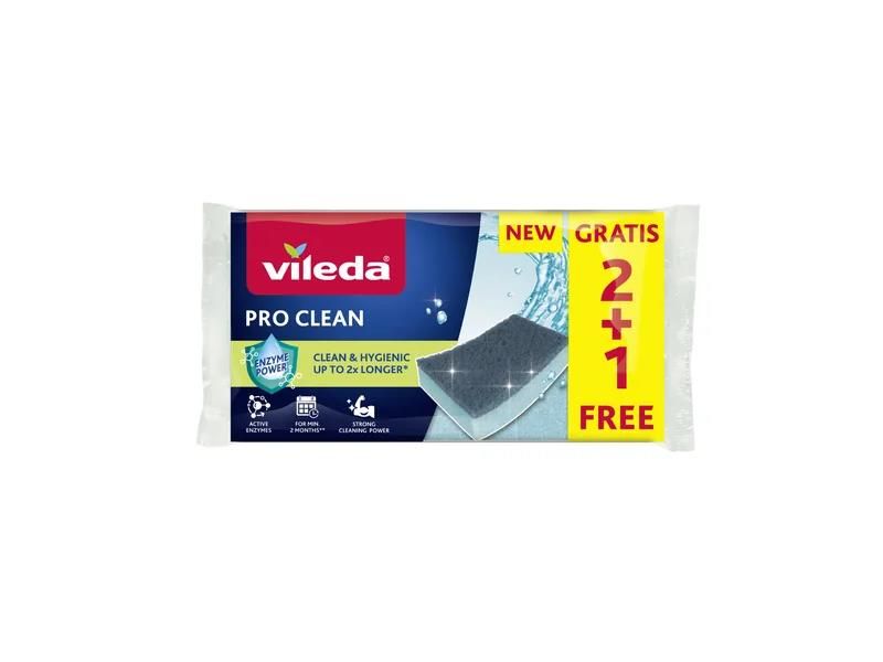VILEDA Pro Clean hubka 2+1ks