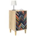 vidaXL Nočný stolík OMMEN 2 ks Dub sonoma 36 x 33 x 60 cm