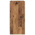 vidaXL Servírovacia skriňa Staré drevo 75 x 36 x 80 cm