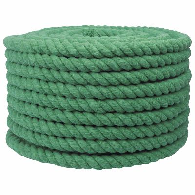 vidaXL Bavlnený povraz 20 mm 50 m Zelená 100% bavlna