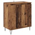 vidaXL Servírovacia skriňa Staré drevo 60 x 35 x 70 cm