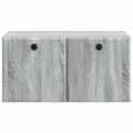 vidaXL Nástenná TV skrinka 59,5 x 41 x 30 cm Sivý Sonoma