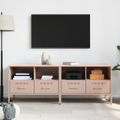 vidaXL TV skrinky 2 ks ružové 68x39x50,5 cm oceľ