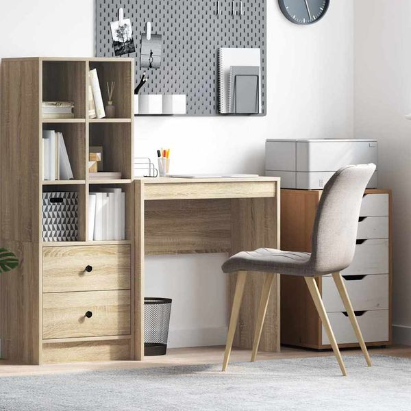 vidaXL Stôl Iný dub sonoma 70 x 40 x 76 cm Kompozitné drevo