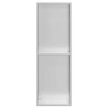 vidaXL Sprchový výklenok Strieborná 60 x 20 x 9,5 cm