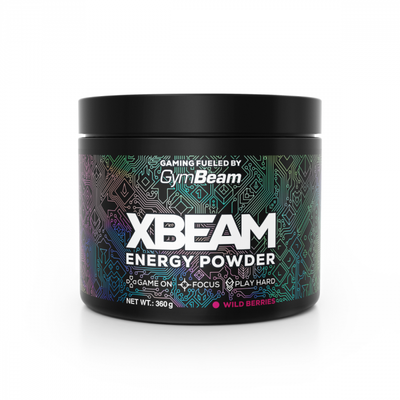 XBEAM Energy Powder - GymBeam, lesné ovocie, 360 g