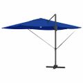 vidaXL Slnečník 351 x 250 x 253 cm Polyester a hliník Azurblue