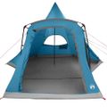 vidaXL Teepee stan pre 5 osôb 5 osoba Modrá