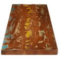 vidaXL Stolová doska 140x40x2,5 cm obdĺžnik masívne recyklované drevo