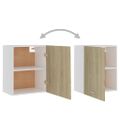 vidaXL Závesné skrinky “Lyon” 2 ks, dub sonoma 50x31x60 cm