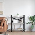 vidaXL Regál na knihy 3 úrovní 100 x 33,5 x 102 cm Kompozitné drevo