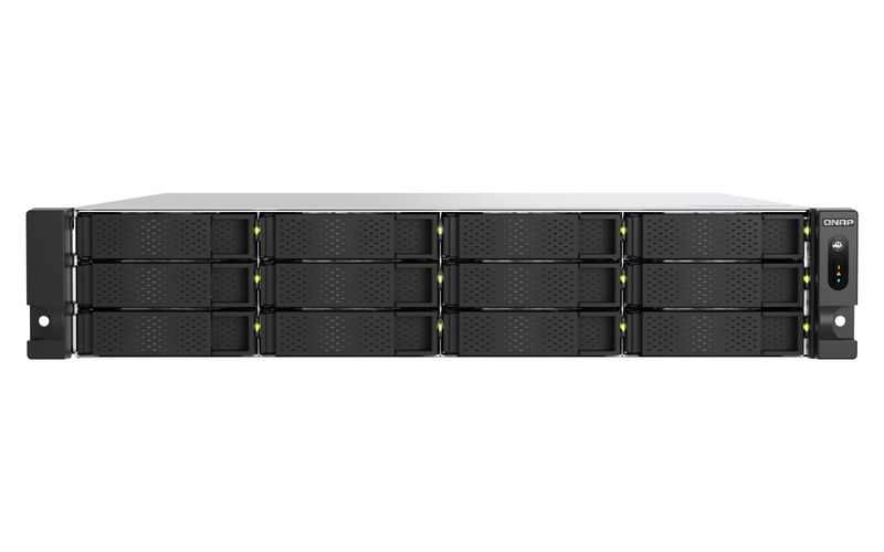 QNAP TS-h1277AXU-RP-R7-32G (Ryzen pre 5,3GHz, ZFS, 32GB DDR5 RAM, 12x SATA, 2x 2,5GbE, 2x 10GbE)