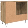 vidaXL Skrinka do kúpeľne dub artisan 65x33x60 cm kompozitné drevo