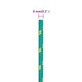 vidaXL Lodné lano zelené 8 mm 100 m polypropylén
