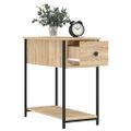 vidaXL Nočné stolíky 2 ks dub sonoma 30x60x60 cm kompozitné drevo