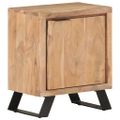 vidaXL Nočný stolík 40x30x50 cm akáciový masív so živými hranami