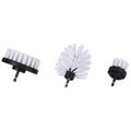 Sada kartáčov na vrtačku na čistenie auta CAR DETAILING DRILL BRUSH 3 SOFT, 3ks SIXTOL