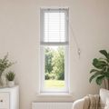 vidaXL Žalúzia Biela 50 x 130 cm 35 mm Masívne Paulownia drevo