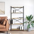 vidaXL Regál na knihy 80 x 30 x 155 cm Kompozitné drevo Remeselný dub