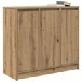 vidaXL Komoda dub artisan 85x34x76 cm spracované drevo
