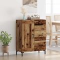 vidaXL Servírovacia skriňa Staré drevo 69.5 x 34 x 90 cm