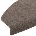 vidaXL Samolepiace schodové rohože 15 ks 80 x 24,5 x 3,5 cm Kávová