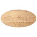 vidaXL Stolová doska 100x50x4 cm dubový masív oválny