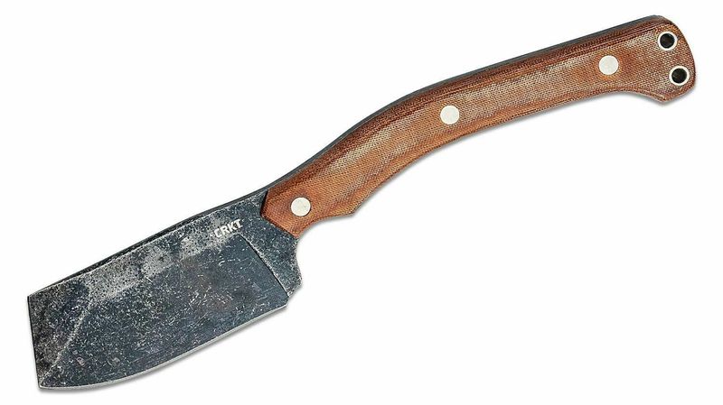 CRKT CR-2014 Razel™ Nax Brown vonkajší nôž 11 cm, Micarta, hnedá, puzdro z termoplastu