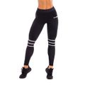 Dámske legíny Stripes Black - GymBeam, veľkosť S